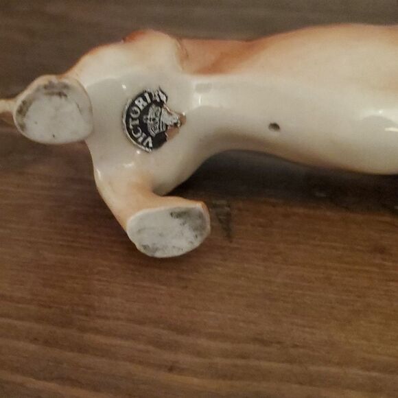 2 Vintage Porcelain Dog figurines - Picture 4 of 6